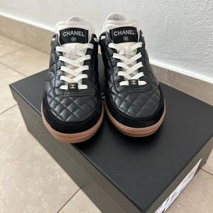 Chanel Black Trainers size 39